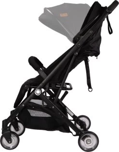 Ding Vivo Wandelwagen - Zwart - Inklapbare Buggy - Inclusief Boodschappenmandje En Zonnekap -Kinderwagens Winkel 940x1200 1