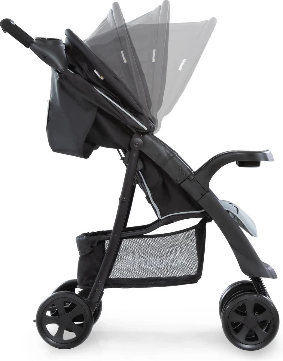 Hauck Shopper Neo II Buggy - Caviar/Silver 2 Hauck Shopper Neo II Buggy - Caviar/Silver - Afbeelding 2