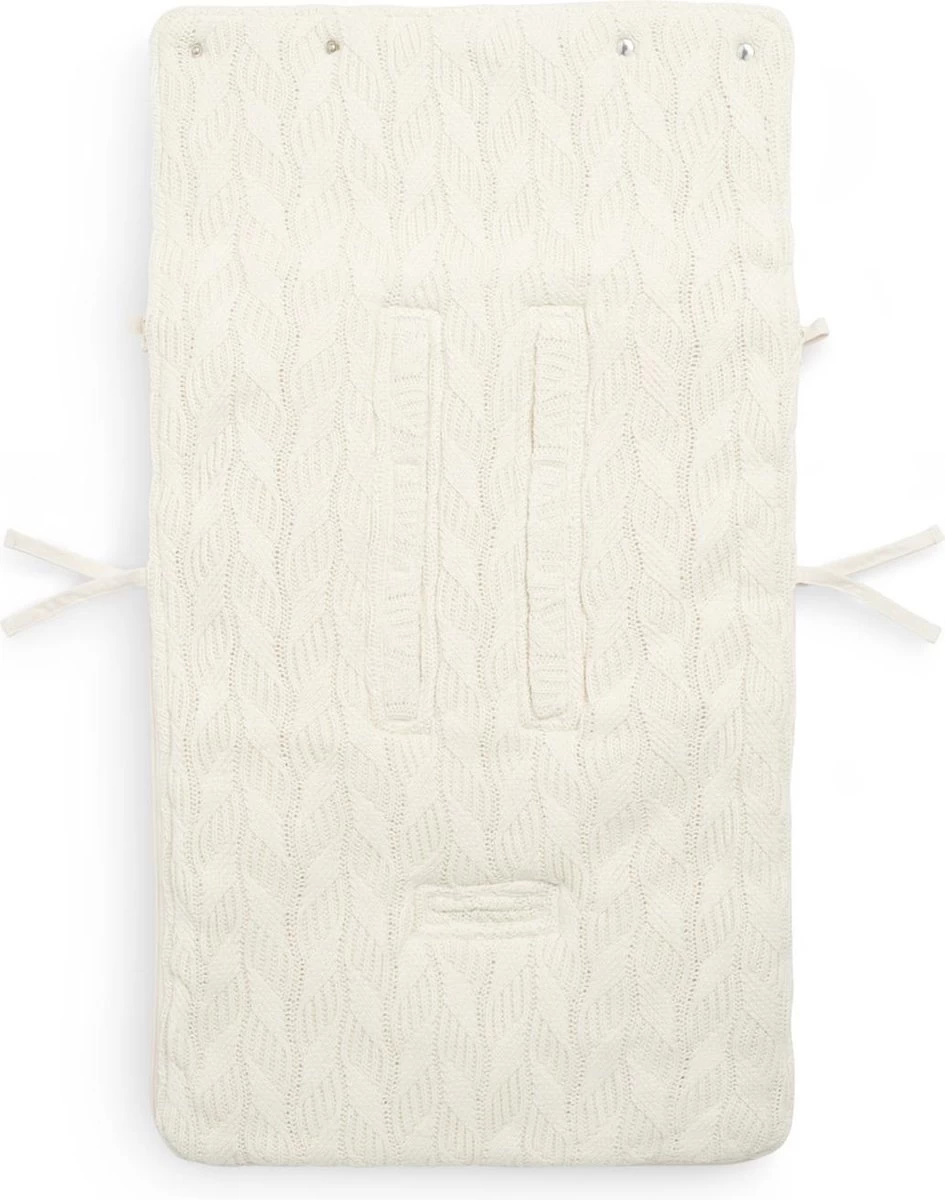 Jollein Voetenzak Voor Autostoel & Kinderwagen - Spring Knit - Ivory 6 Jollein Voetenzak Voor Autostoel & Kinderwagen - Spring Knit - Ivory - Afbeelding 6