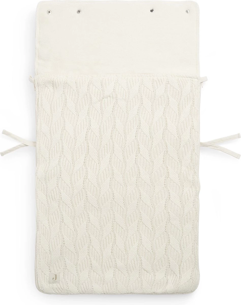 Jollein Voetenzak Voor Autostoel & Kinderwagen - Spring Knit - Ivory 5 Jollein Voetenzak Voor Autostoel & Kinderwagen - Spring Knit - Ivory - Afbeelding 5