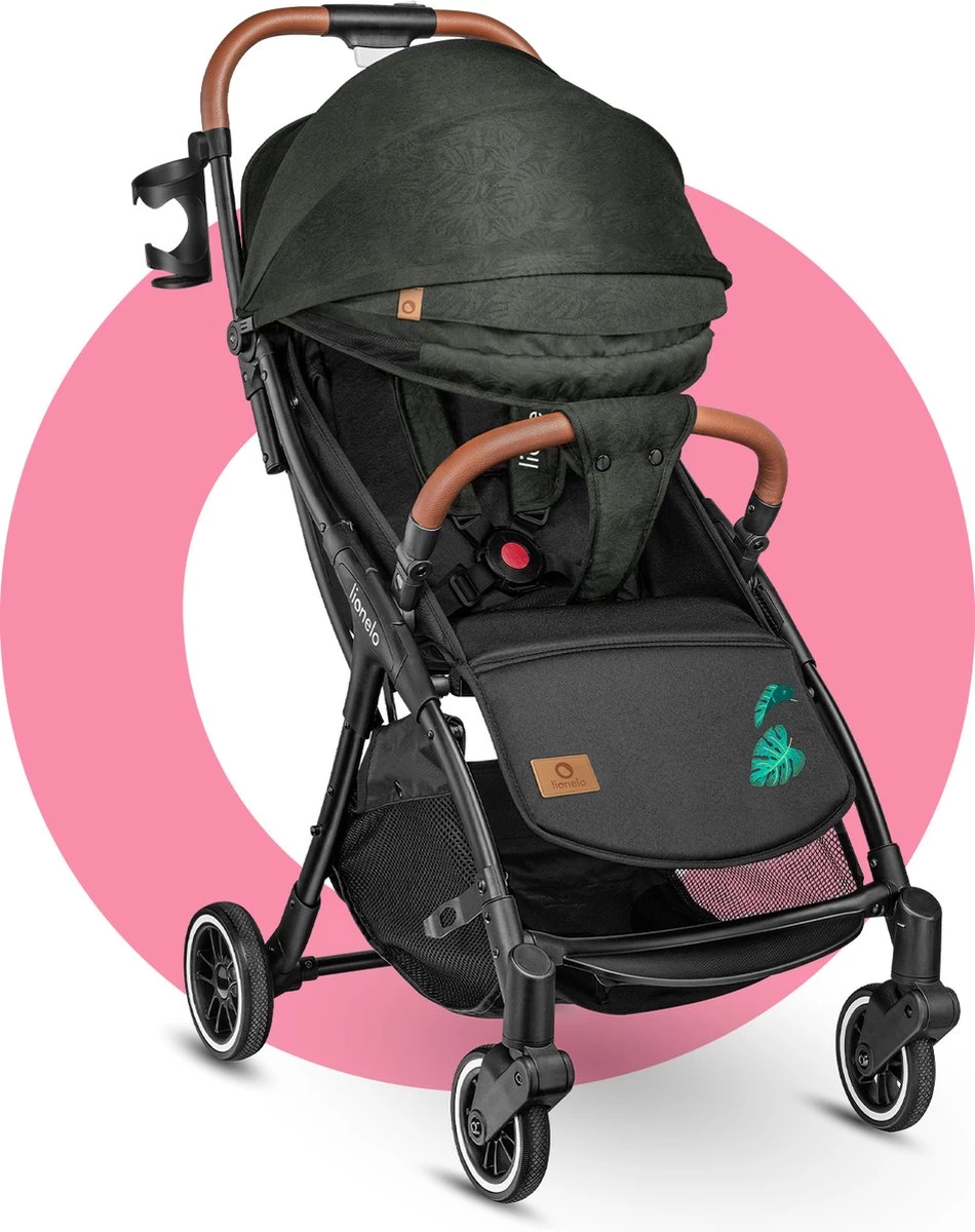 Lionelo Buggy Julie One - Kinderwagen Premium - Automatisch Opvouwen - Wandelwagen Tot 22 Kg - Comfortabele Zitje 4 Lionelo Buggy Julie One - Kinderwagen Premium - Automatisch Opvouwen - Wandelwagen Tot 22 Kg - Comfortabele Zitje - Afbeelding 4