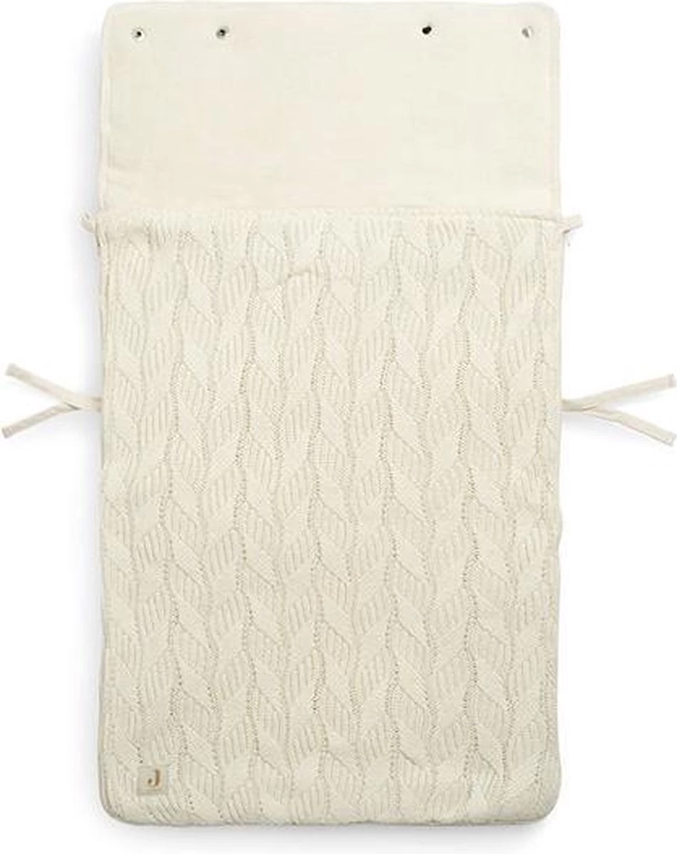 Jollein Voetenzak Voor Autostoel & Kinderwagen - Spring Knit - Ivory 7 Jollein Voetenzak Voor Autostoel & Kinderwagen - Spring Knit - Ivory - Afbeelding 7