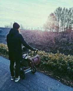 Grote Luiertas Double Zip Satchel Chestnut Redwood - Kunstleer - 42 Cm Breed -Kinderwagens Winkel 960x1200 12