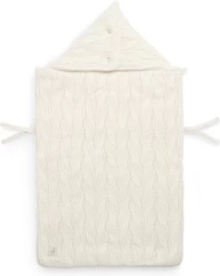 Jollein Voetenzak Voor Autostoel & Kinderwagen - Spring Knit - Ivory