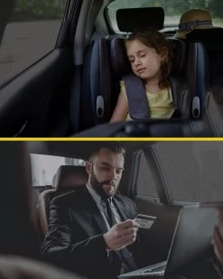 MostEssential Premium Zonnescherm Auto Baby – Zonnescherm Auto Zijruit - Zonwering Auto Voor Baby En Kind – UV Protectie - Zonder Zuignappen - Inclusief Luxe Opbergtas -Kinderwagens Winkel 960x1200 4