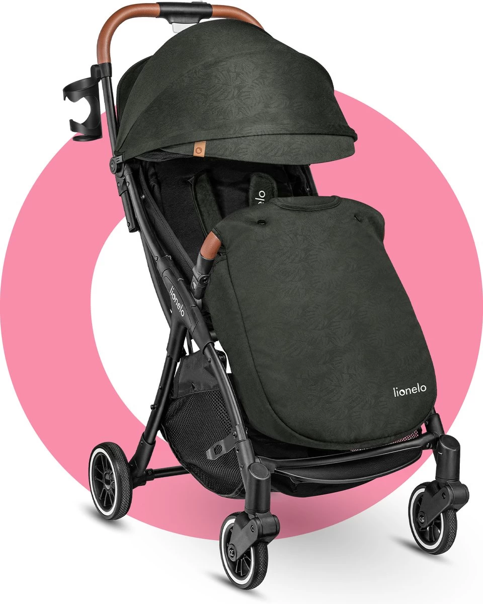 Lionelo Buggy Julie One - Kinderwagen Premium - Automatisch Opvouwen - Wandelwagen Tot 22 Kg - Comfortabele Zitje 8 Lionelo Buggy Julie One - Kinderwagen Premium - Automatisch Opvouwen - Wandelwagen Tot 22 Kg - Comfortabele Zitje - Afbeelding 8
