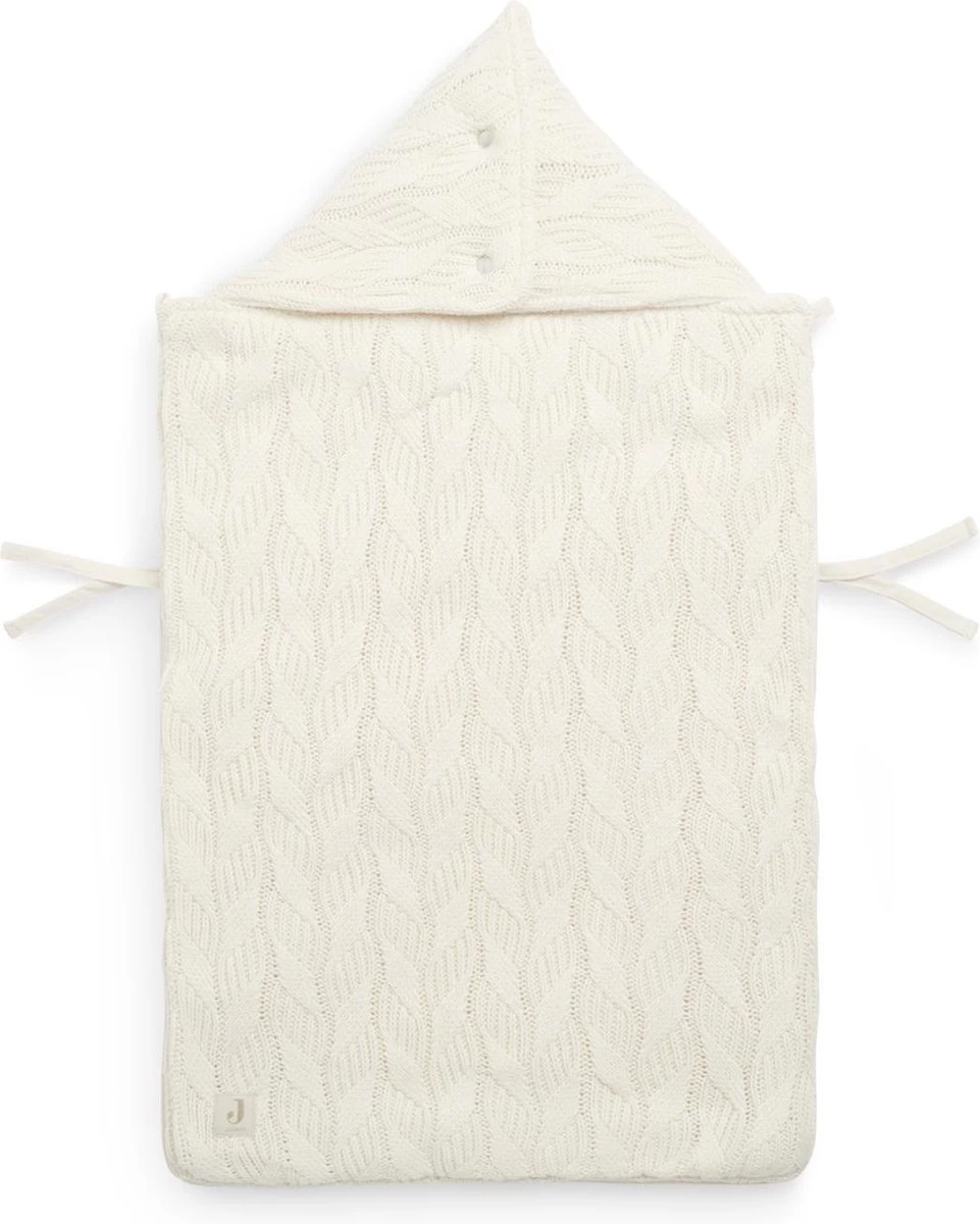 Jollein Voetenzak Voor Autostoel & Kinderwagen - Spring Knit - Ivory 4 Jollein Voetenzak Voor Autostoel & Kinderwagen - Spring Knit - Ivory - Afbeelding 4