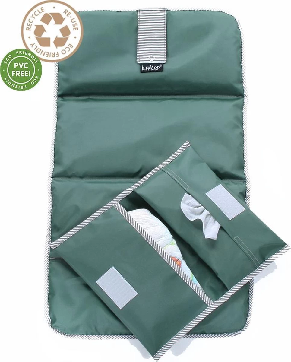 KipKep Napper Combi Verschonings-set - Uit Gerecyclede Materialen - Calming Green 9 KipKep Napper Combi Verschonings-set - Uit Gerecyclede Materialen - Calming Green - Afbeelding 9