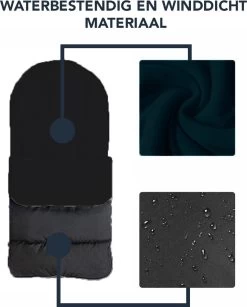 Achaté Voetenzak - Voor Kinderwagen Of Stoeltje – Baby Slaapzak - Autostoel - Zwart -Kinderwagens Winkel 966x1200 4
