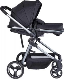 Puck Stroller 3 In 1 Max Zwart Met Frame Antra Incl Autostoel/Adapter/Mamabag -Kinderwagens Winkel 975x1200 12