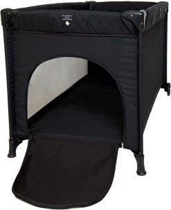 Prénatal Luxe Campingbedje Met Bodemmatras - Inclusief Draagtas - Inklapbaar Baby Campingbed - Met Wieltjes En Kruipluik - 120 X 60 Cm - Zwart -Kinderwagens Winkel 983x1200 10