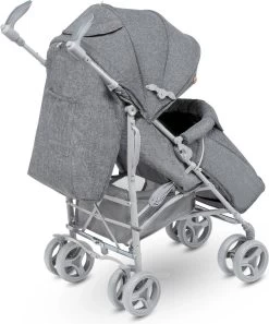 Lionelo Irma - Buggy - Wandelwagen- Lichte 7kg - Tot 15 Kg - Geveerde Wielen - 360° - Tot 5 Jaar - Opbergmand - Verstelbare Handgreep - Snel Inklapsysteem - Compact Formaat -Kinderwagens Winkel 999x1200